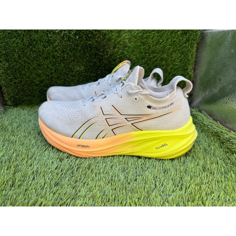 Asics Gel-Nimbus 26 1012B743 Athletic Sneaker Women's 8.5 Gray Mesh Gym Running - Picture 3 of 14